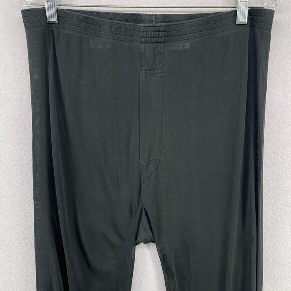 SPORTSILKS Pants Mens L Baselayer Chinese Imperial 100% Silk Bottoms Black - Picture 3 of 12